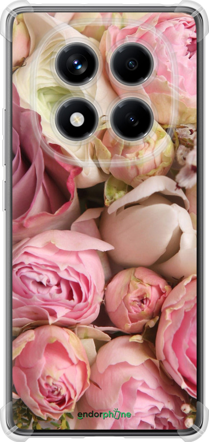 Силикон с усиленными углами чехол Розы v2 для Xiaomi Redmi Note 14 Pro 4G - 2320sp-3808 изображение 