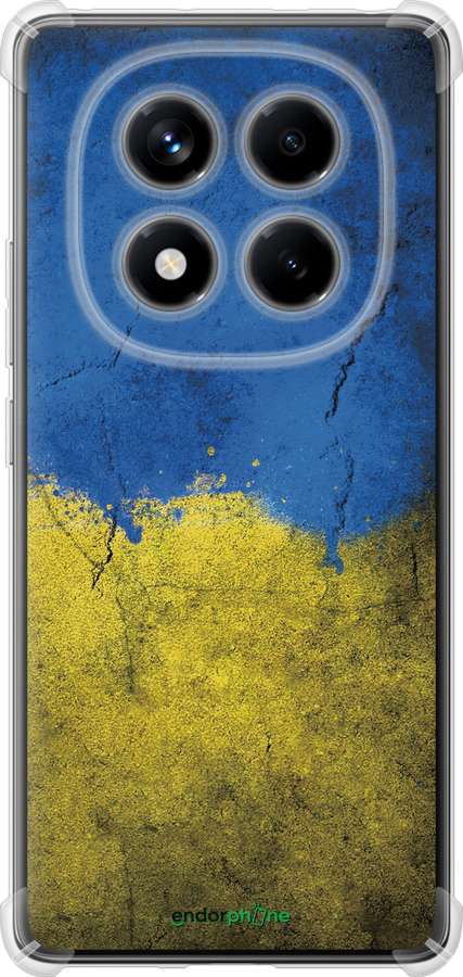 Силикон с усиленными углами чехол Флаг Украины 2 для Xiaomi Redmi Note 14 Pro 4G - 401sp-3808 изображение 