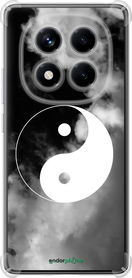 Силикон с усиленными углами чехол Инь и Янь для Xiaomi Redmi Note 14 Pro 4G - 4389sp-3808 изображение 