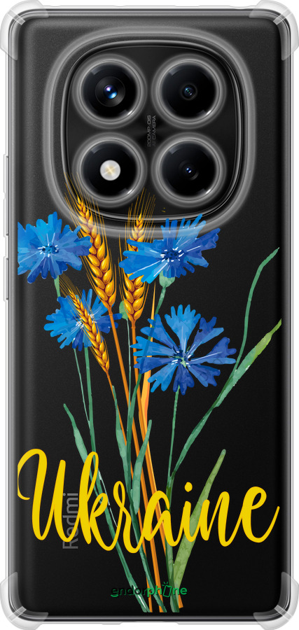 Силіконовий протиударний с посиленими кутами чехол Ukraine v2 для Xiaomi Redmi Note 14 Pro 4G - 5445sp-3808 изображение 