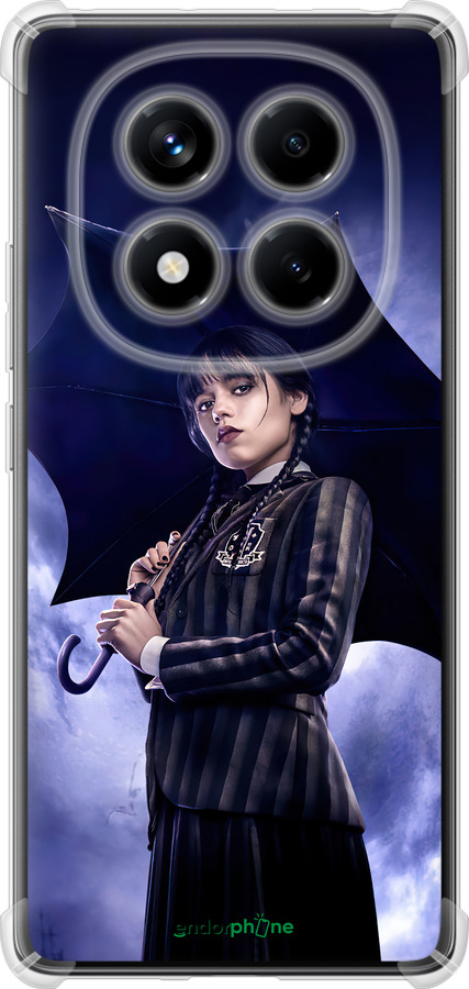 Силикон с усиленными углами чехол Wednesday v2 для Xiaomi Redmi Note 14 Pro 4G - 5516sp-3808 изображение 