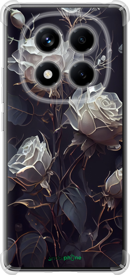 Силіконовий протиударний с посиленими кутами чехол Троянди 2 для Xiaomi Redmi Note 14 Pro 4G - 5550sp-3808 изображение 