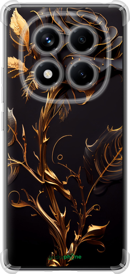 Силіконовий протиударний с посиленими кутами чехол Троянда 3 для Xiaomi Redmi Note 14 Pro 4G - 5552sp-3808 изображение 