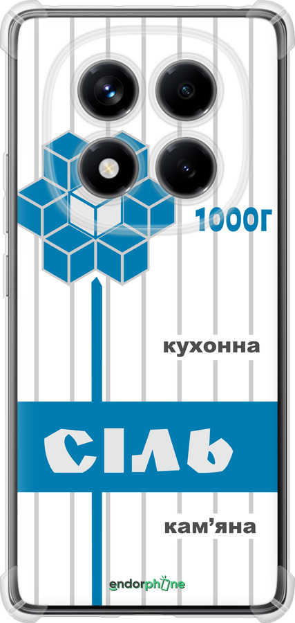 Силіконовий протиударний с посиленими кутами чехол Сіль UA для Xiaomi Redmi Note 14 Pro 4G - 5625sp-3808 изображение 