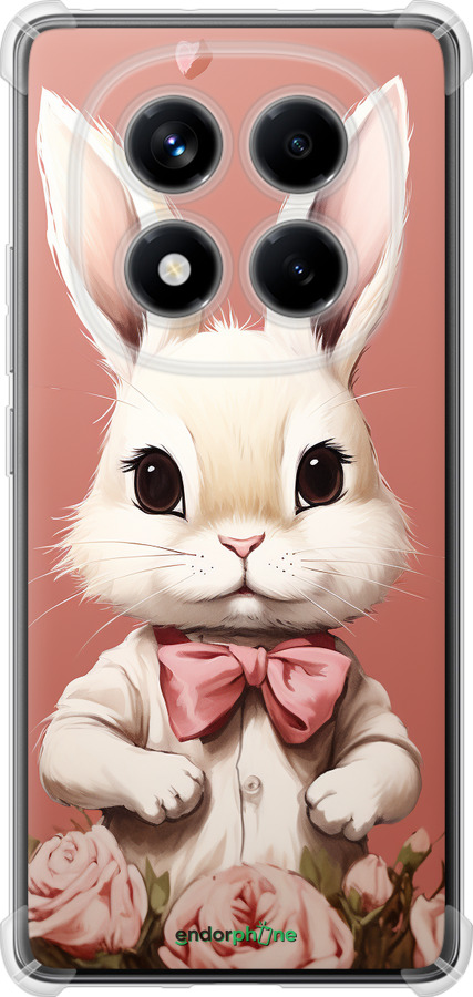 Силикон с усиленными углами чехол Зайчик для Xiaomi Redmi Note 14 Pro 4G - 5669sp-3808 изображение 
