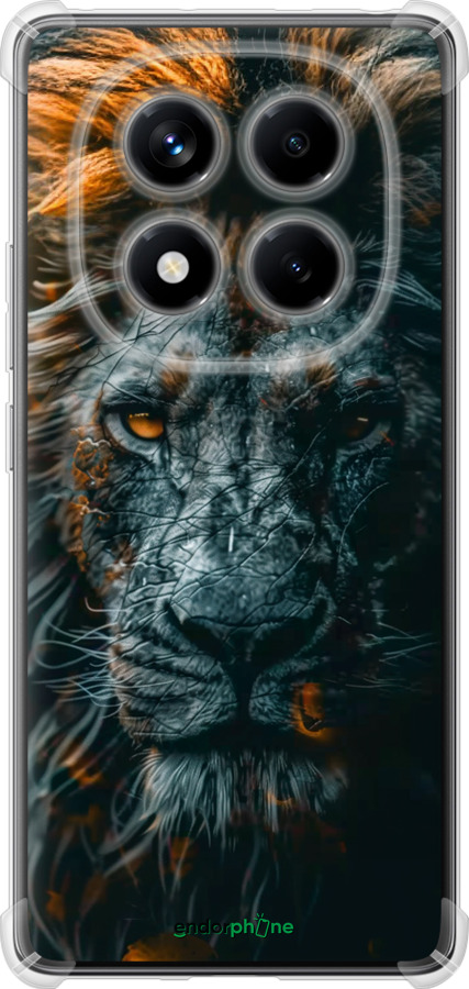 Силикон с усиленными углами чехол Лев в сумерках для Xiaomi Redmi Note 14 Pro 4G - 6154sp-3808 изображение 