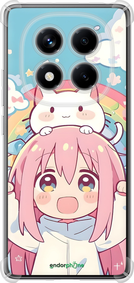 Силикон с усиленными углами чехол Девочка аниме радуга для Xiaomi Redmi Note 14 Pro 4G - 6304sp-3808 изображение 
