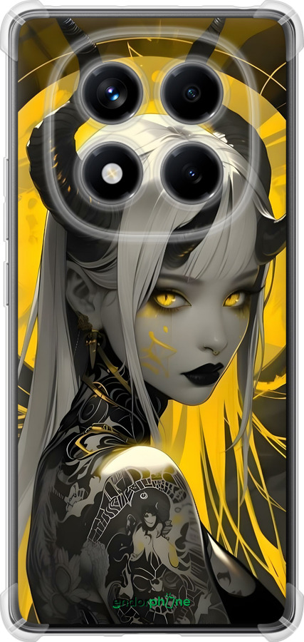 Силикон с усиленными углами чехол Аниме демон 2 для Xiaomi Redmi Note 14 Pro 4G - 6309sp-3808 изображение 