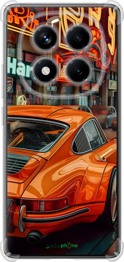 Силикон с усиленными углами чехол Порше для Xiaomi Redmi Note 14 Pro 4G - 6334sp-3808 изображение 