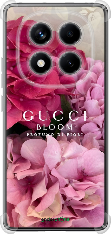 Силикон с усиленными углами чехол Гучи для Xiaomi Redmi Note 14 Pro 4G - 6341sp-3808 изображение 