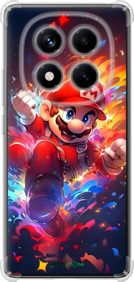 Силикон с усиленными углами чехол Супер Марио для Xiaomi Redmi Note 14 Pro 4G - 6342sp-3808 изображение 