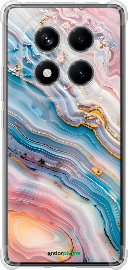 Силикон с усиленными углами чехол Мрамор красивый для Xiaomi Redmi Note 14 Pro 4G - 6376sp-3808 изображение 