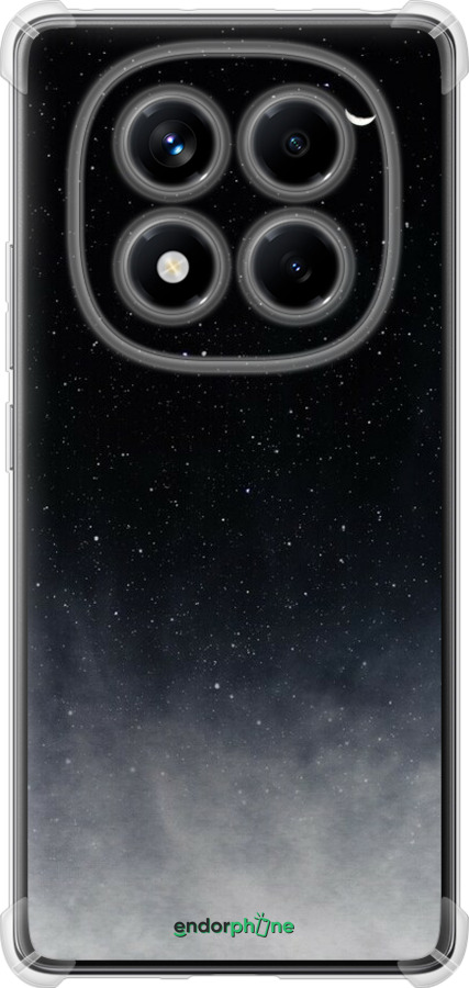 Силикон с усиленными углами чехол Сині хмари, Синій місяць для Xiaomi Redmi Note 14 Pro 4G - 6396sp-3808 изображение 