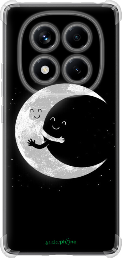 Силикон с усиленными углами чехол Лунные объятия для Xiaomi Redmi Note 14 Pro 4G - 6508sp-3808 изображение 