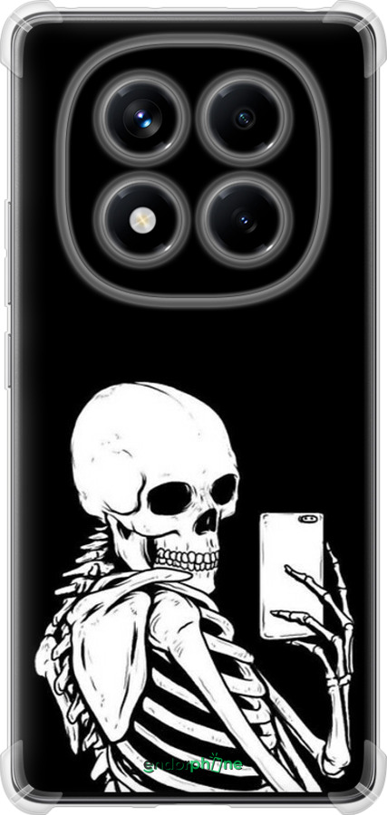 Силикон с усиленными углами чехол Скелет делает Selfie для Xiaomi Redmi Note 14 Pro 4G - 6535sp-3808 изображение 