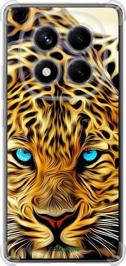 Силикон с усиленными углами чехол Леопард для Xiaomi Redmi Note 14 Pro 4G - 6611sp-3808 изображение 