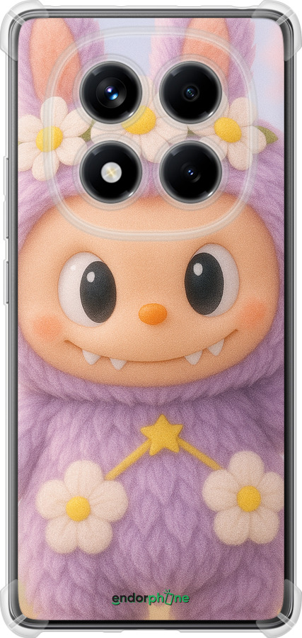 Силикон с усиленными углами чехол Лабубу 1 для Xiaomi Redmi Note 14 Pro 4G - 6709sp-3808 изображение 