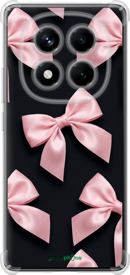 Силіконовий протиударний с посиленими кутами чехол Coquette Ribbons Dark Coquette для Xiaomi Redmi Note 14 Pro 4G - 6767sp-3808 изображение 