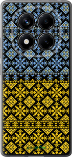 Силиконовый чехол Жовто-блакитна вишиванка для Xiaomi Redmi Note 14 Pro 4G - 1169u-3808 изображение 