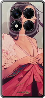 Силиконовый чехол Kelsey Beckett для Xiaomi Redmi Note 14 Pro 4G - 4034u-3808 изображение 