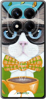 Силиконовый чехол Cat&Coffee для Xiaomi Redmi Note 14 Pro 4G - 4053u-3808 изображение 