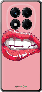 Силиконовый чехол Sexy lips для Xiaomi Redmi Note 14 Pro 4G - 4174u-3808 изображение 