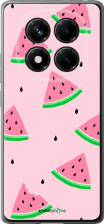 Силиконовый чехол Розовый арбуз для Xiaomi Redmi Note 14 Pro 4G - 4314u-3808 изображение 