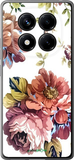 Силіконовий чехол Vintage flowers для Xiaomi Redmi Note 14 Pro 4G - 4333u-3808 изображение 