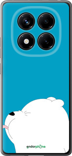 Силиконовый чехол Мишка 1 для Xiaomi Redmi Note 14 Pro 4G - 4358u-3808 изображение 