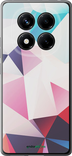 Силиконовый чехол Геометрия 3 для Xiaomi Redmi Note 14 Pro 4G - 4415u-3808 изображение 