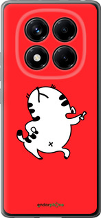 Силиконовый чехол Котик для Xiaomi Redmi Note 14 Pro 4G - 4577u-3808 изображение 
