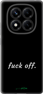 Силіконовий чехол Fuck off для Xiaomi Redmi Note 14 Pro 4G - 4731u-3808 изображение 