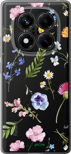 Силиконовый чехол Цветочный фон v2 для Xiaomi Redmi Note 14 Pro 4G - 5472u-3808 изображение 