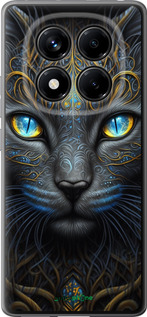 Силиконовый чехол Кошка для Xiaomi Redmi Note 14 Pro 4G - 5548u-3808 изображение 