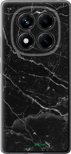 Силиконовый чехол Черный мрамор v2 для Xiaomi Redmi Note 14 Pro 4G - 5568u-3808 изображение 