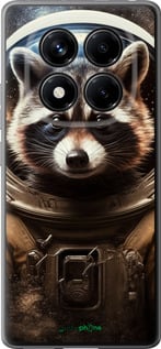Силиконовый чехол Raccoon austronaut для Xiaomi Redmi Note 14 Pro 4G - 5581u-3808 изображение 