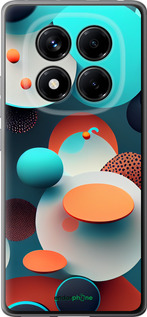 Силіконовий чехол Горошок абстракція для Xiaomi Redmi Note 14 Pro 4G - 5608u-3808 изображение 