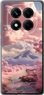 Силиконовый чехол Розовые облака для Xiaomi Redmi Note 14 Pro 4G - 5660u-3808 изображение 