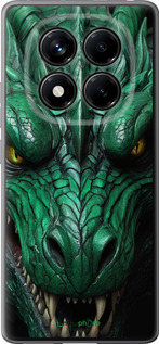 Силиконовый чехол Зелёный дракон v2 для Xiaomi Redmi Note 14 Pro 4G - 5817u-3808 изображение 