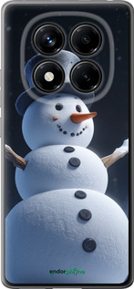 Силіконовий чехол Сніговик для Xiaomi Redmi Note 14 Pro 4G - 5826u-3808 изображение 