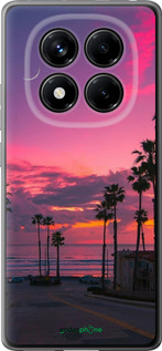Силіконовий чехол Пальми для Xiaomi Redmi Note 14 Pro 4G - 5873u-3808 изображение 