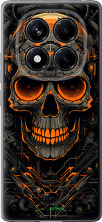 Силиконовый чехол Череп для Xiaomi Redmi Note 14 Pro 4G - 5952u-3808 изображение 