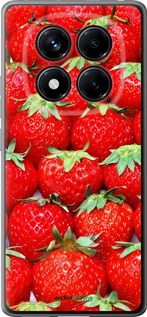 Силиконовый чехол Клубника для Xiaomi Redmi Note 14 Pro 4G - 6020u-3808 изображение 