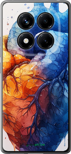 Силіконовий чехол Арт-серце для Xiaomi Redmi Note 14 Pro 4G - 6034u-3808 изображение 