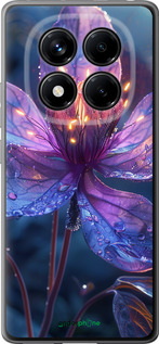 Силиконовый чехол Магический цветок для Xiaomi Redmi Note 14 Pro 4G - 6038u-3808 изображение 