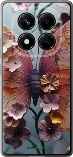 Силіконовий чехол Fairy Butterfly для Xiaomi Redmi Note 14 Pro 4G - 6048u-3808 изображение 