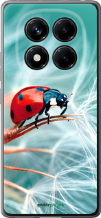 Силиконовый чехол Божья коровка для Xiaomi Redmi Note 14 Pro 4G - 6049u-3808 изображение 