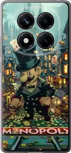 Силиконовый чехол Сказочный Monopoly для Xiaomi Redmi Note 14 Pro 4G - 6086u-3808 изображение 