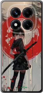 Силиконовый чехол Сумерки воина: Танец с катаной для Xiaomi Redmi Note 14 Pro 4G - 6123u-3808 изображение 