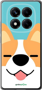 Силиконовый чехол Корги для Xiaomi Redmi Note 14 Pro 4G - 6280u-3808 изображение 